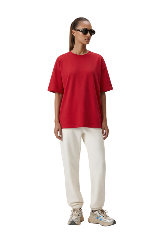 Doria Boxy T-Shirt Bright Red