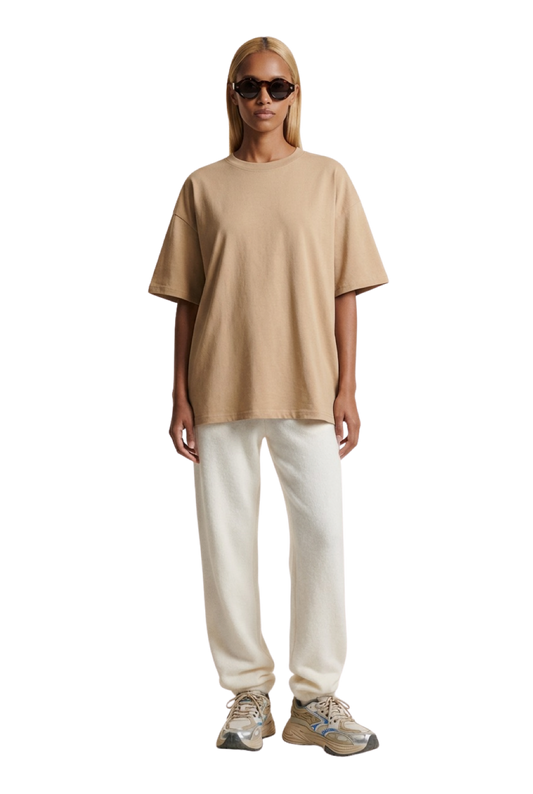 Doria Boxy T-Shirt Light Cappuccino