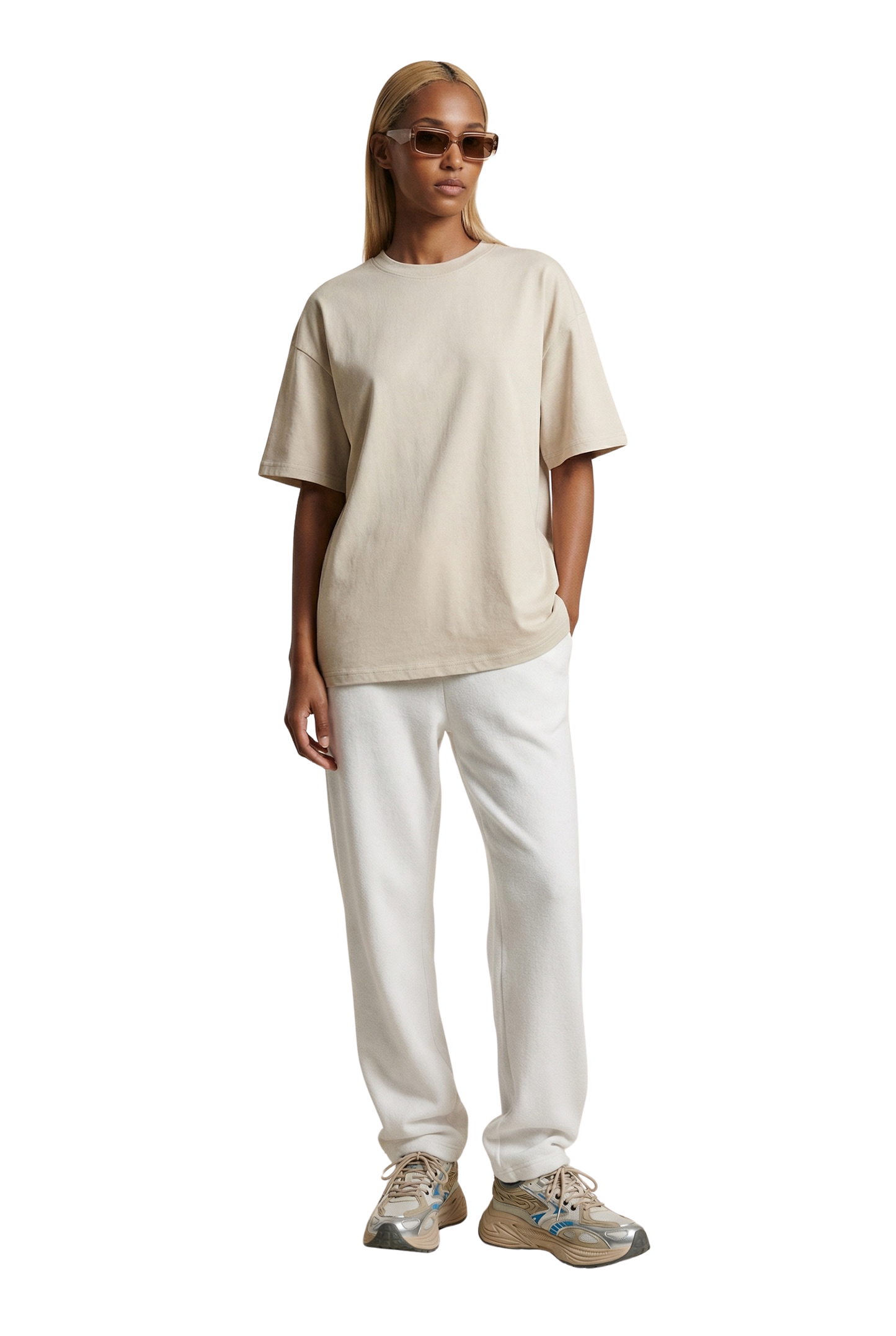 Doria Boxy T-Shirt Sand