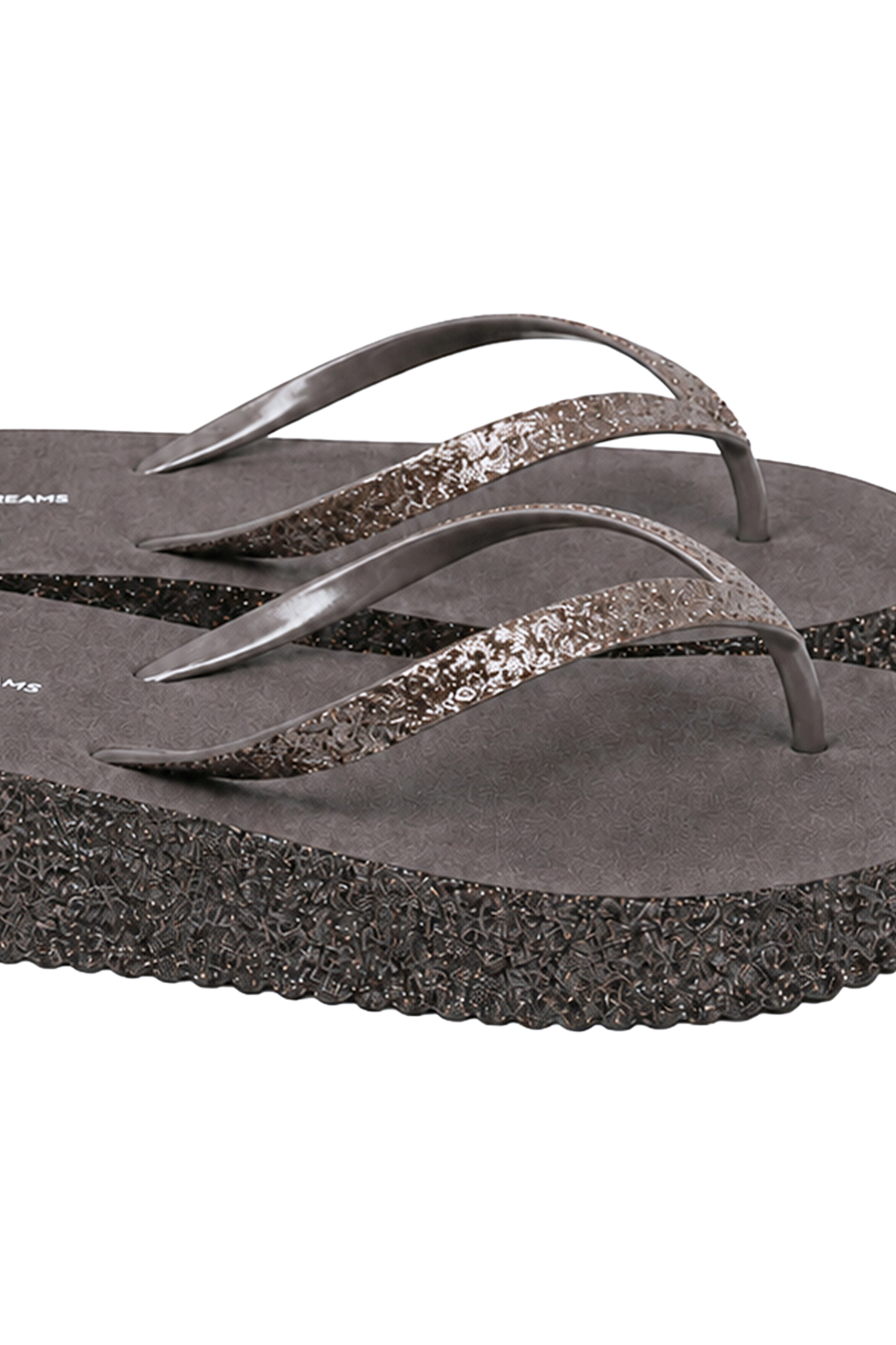 Dream Glitter Flip Flops Cocoa