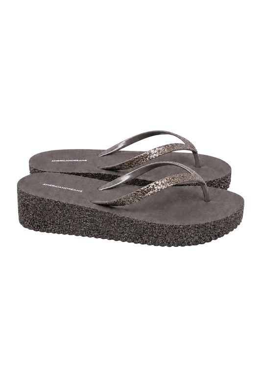 Dream Glitter Flip Flops Cocoa