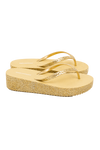 Dream Glitter Flip Flops Gold