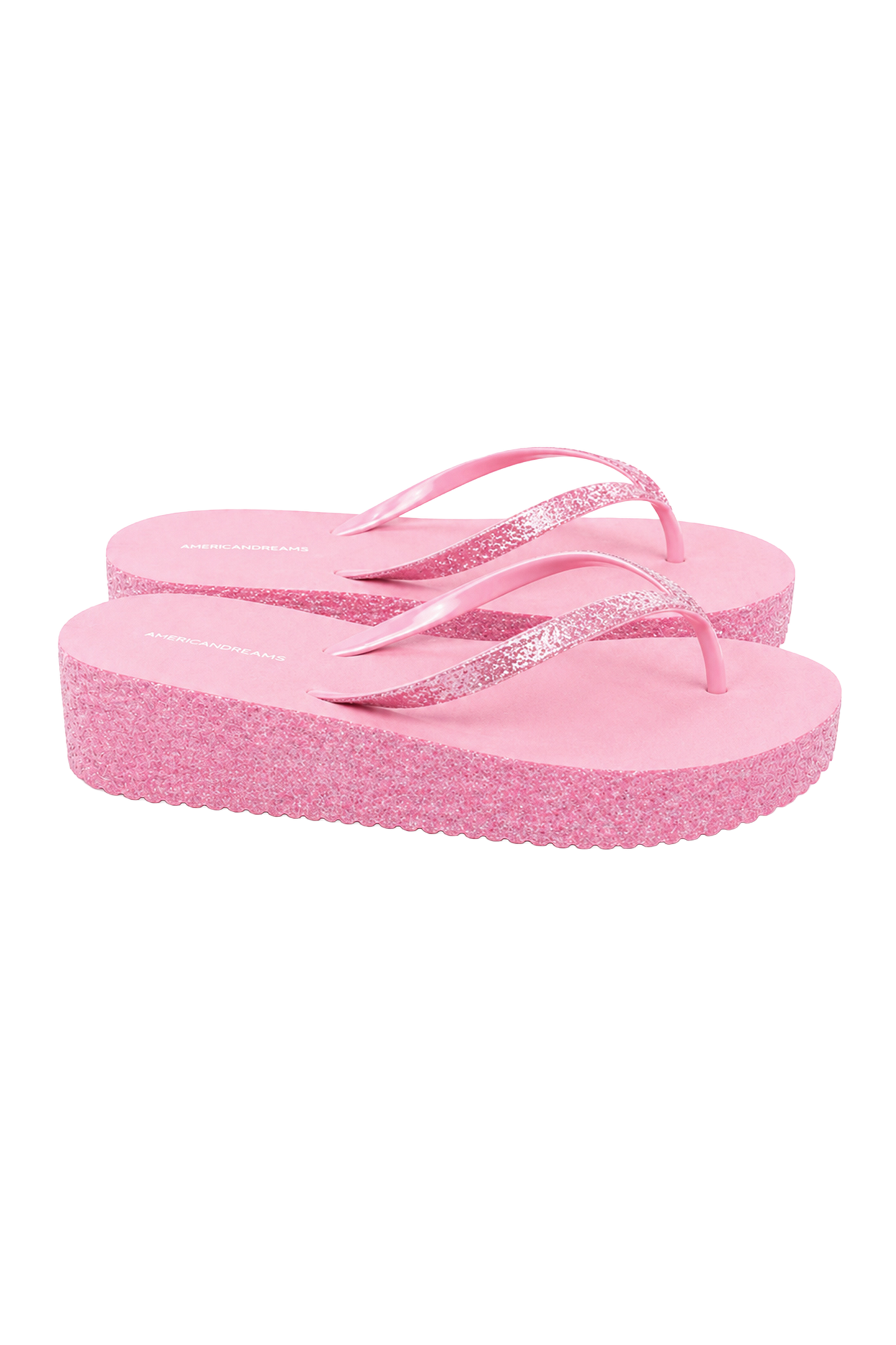 Dream Glitter Flip Flops Pink