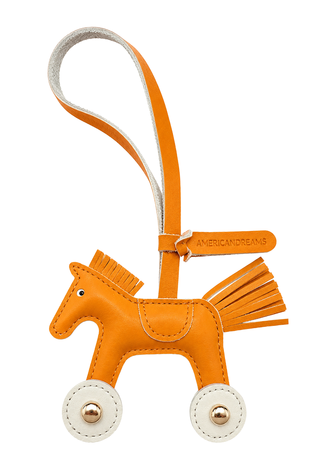 Dream Horse Bag Charm Burnt Orange