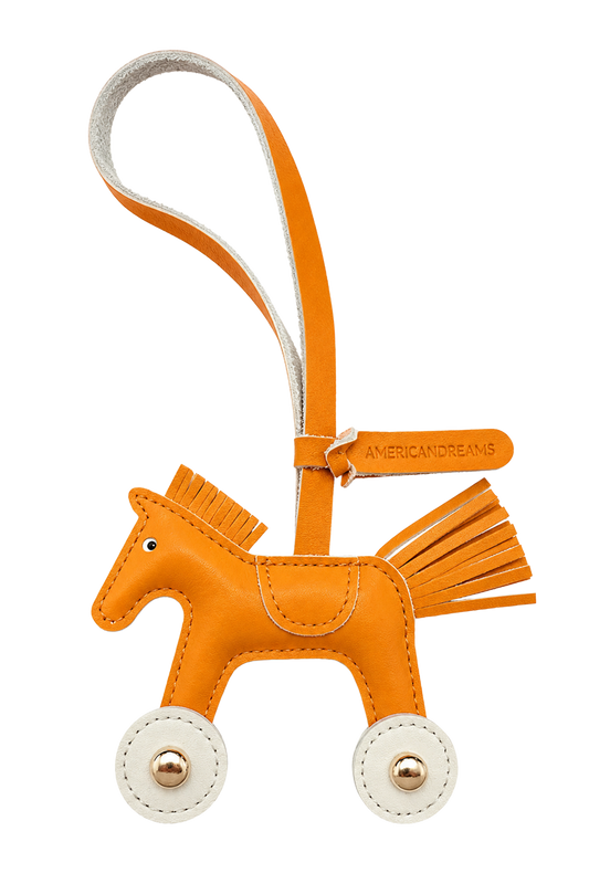 Dream Horse Bag Charm Burnt Orange