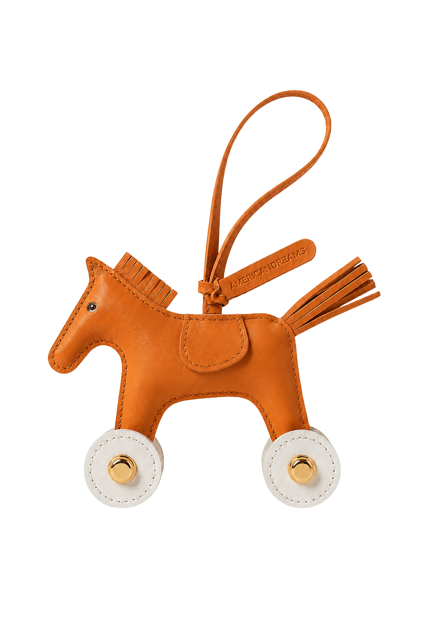 Dream Horse Bag Charm Burnt Orange