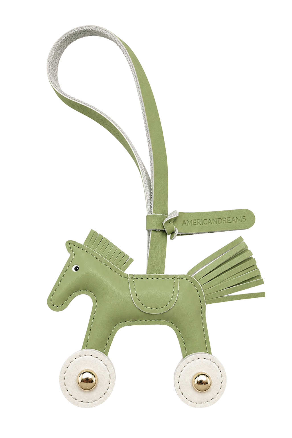 Dream Horse Bag Charm Tea Green