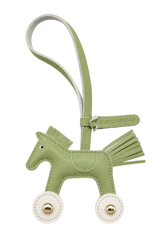 Dream Horse Bag Charm Tea Green