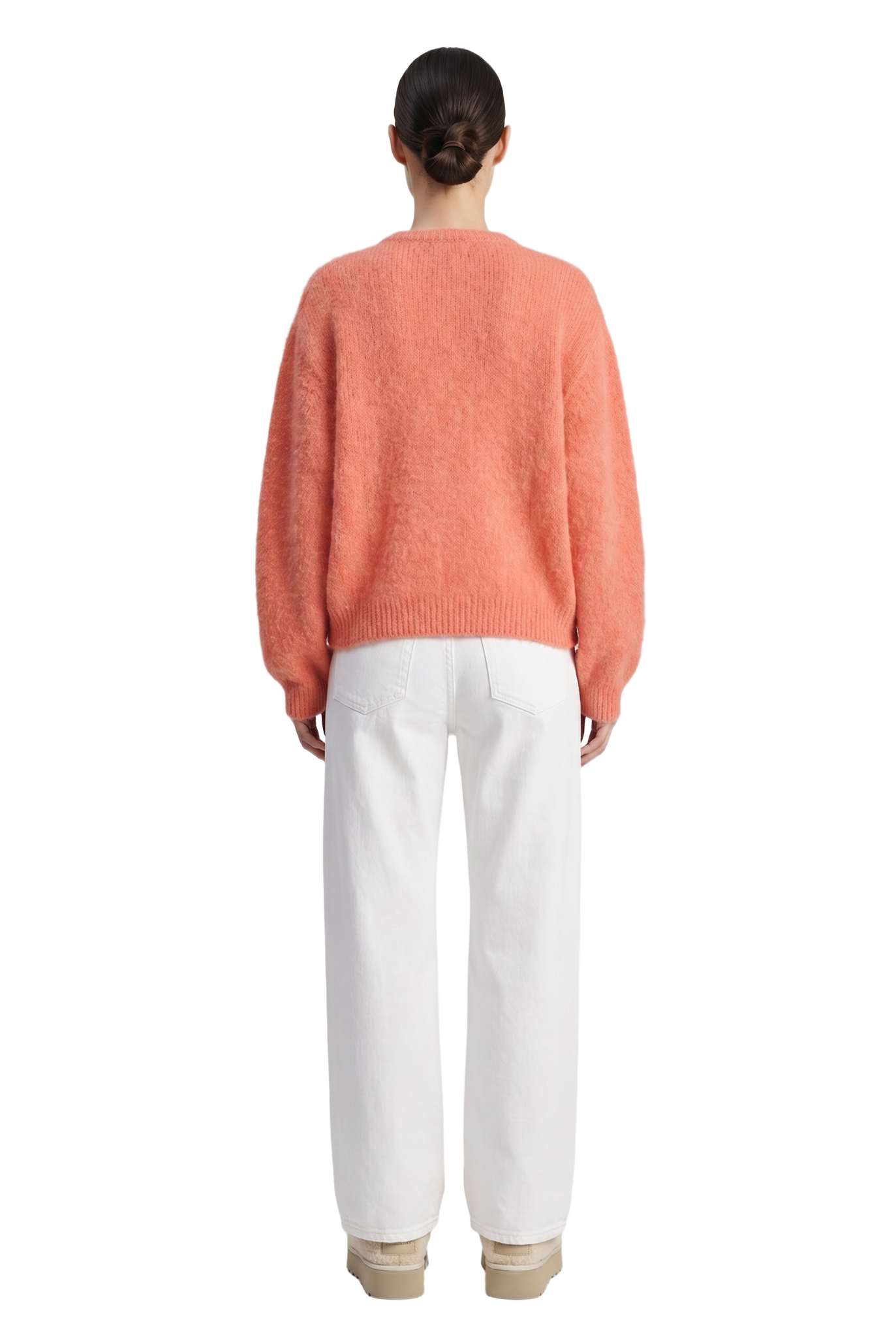 Susan Alpaca Cardigan Salmon