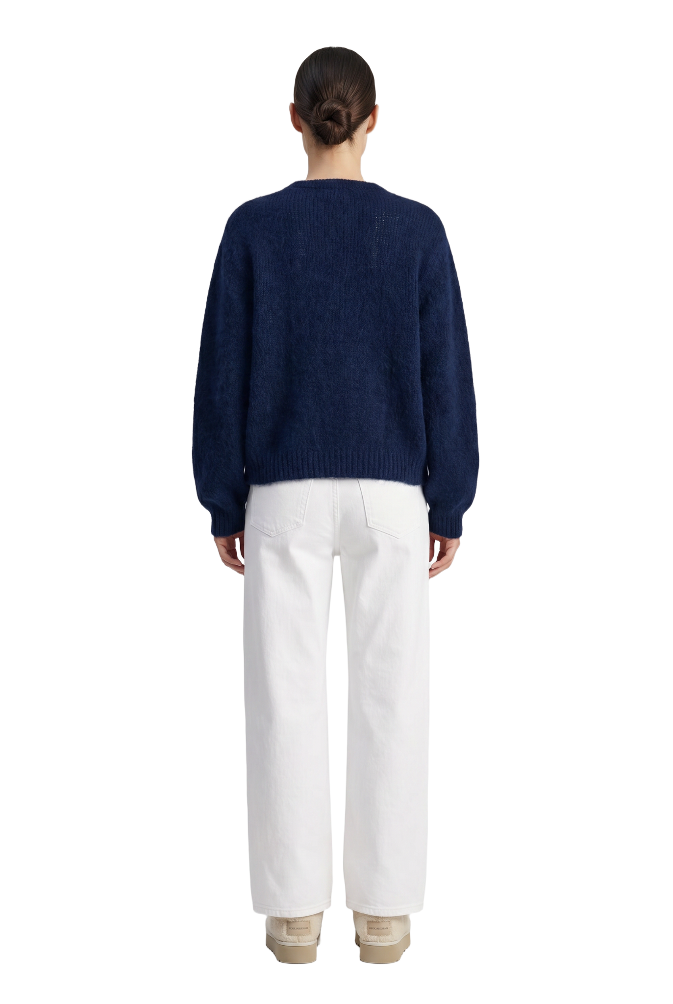 Susan Alpaca Cardigan Navy Blue