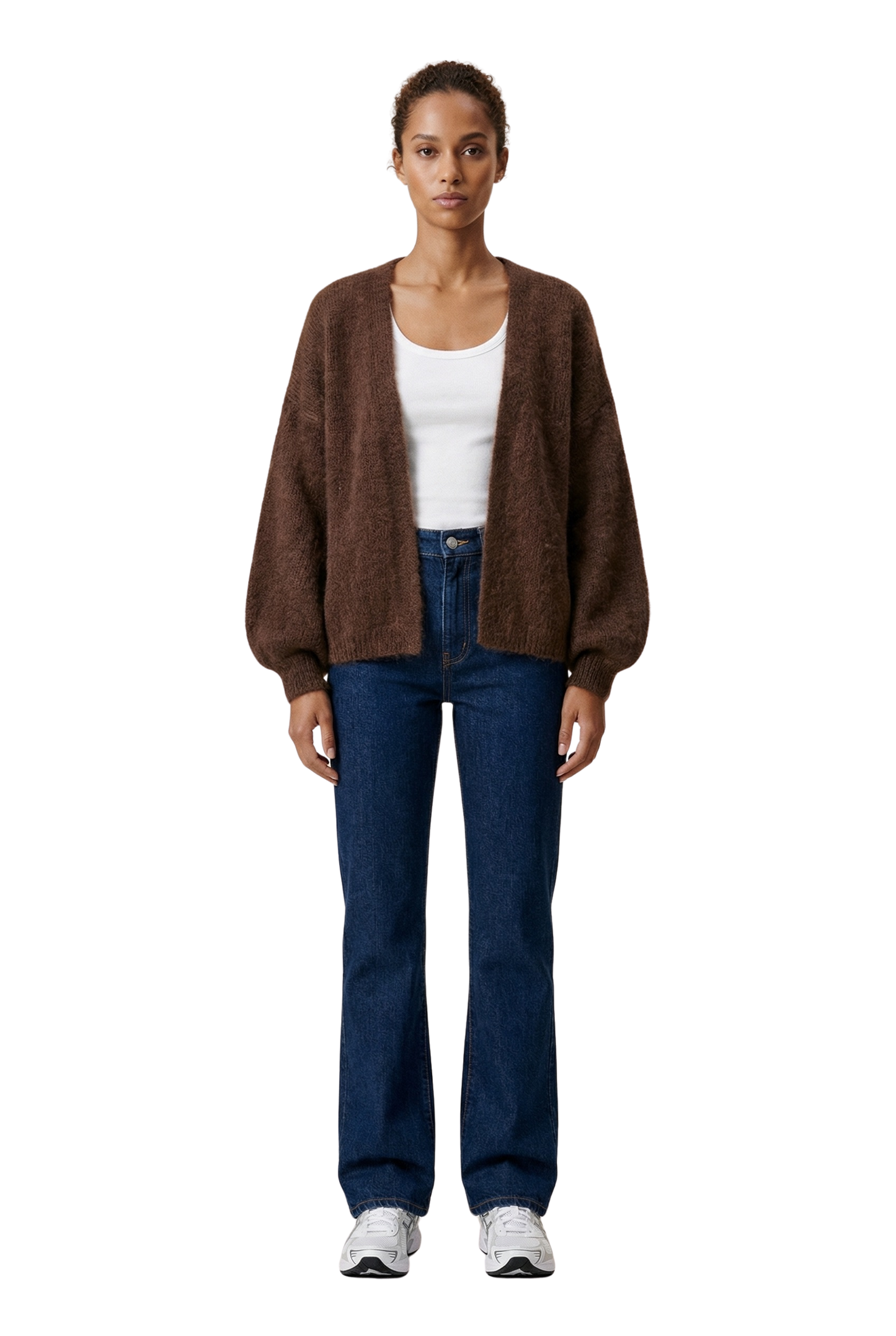Lee Short Cardigan Cocoa