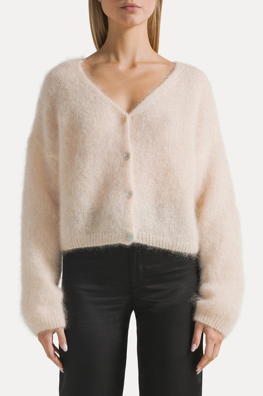 Cornelia LS Cardigan Beige