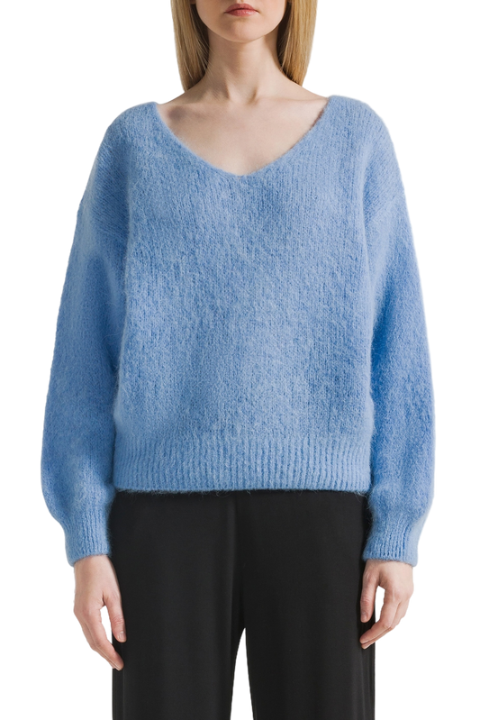 Milana LS Alpaca Pullover Sky Blue