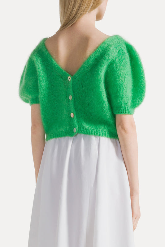 Harper Cardigan Bright Green