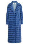 Bailey Faux Fur Coat Long Sky Blue