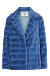 Bailey Faux Fur Coat Short Sky Blue