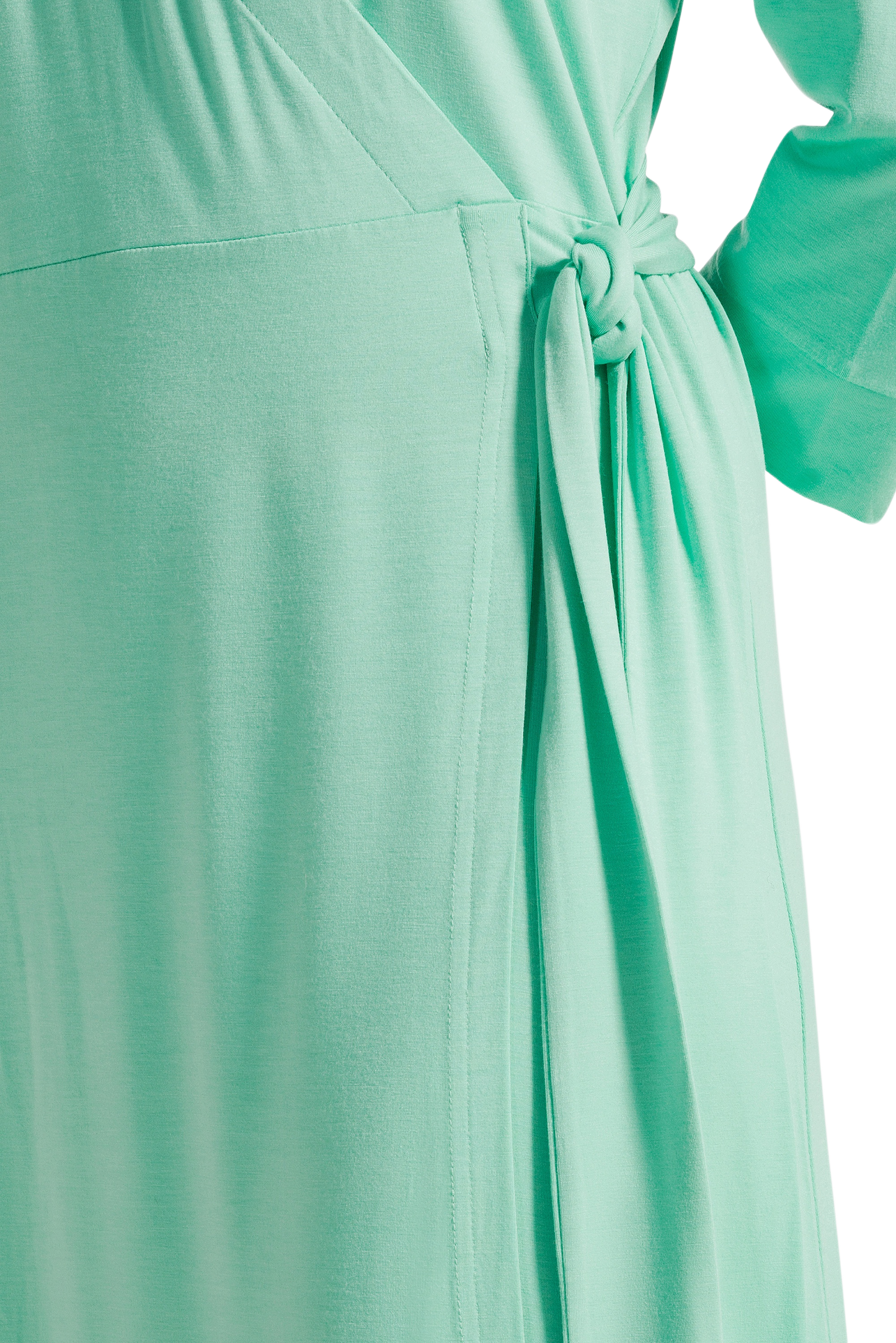 Gabe Half Sleeves Dress Midi Mint Green