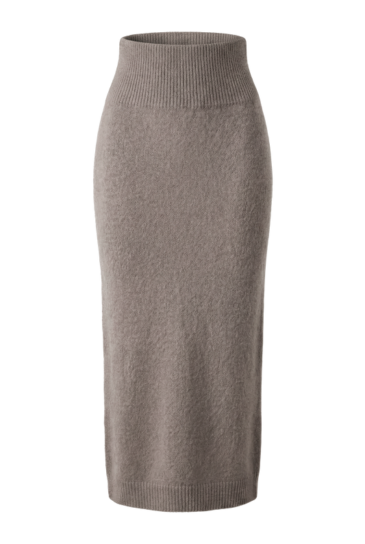 Gina Skirt Long Light Taupe