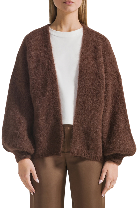 Lee Short Cardigan Cocoa