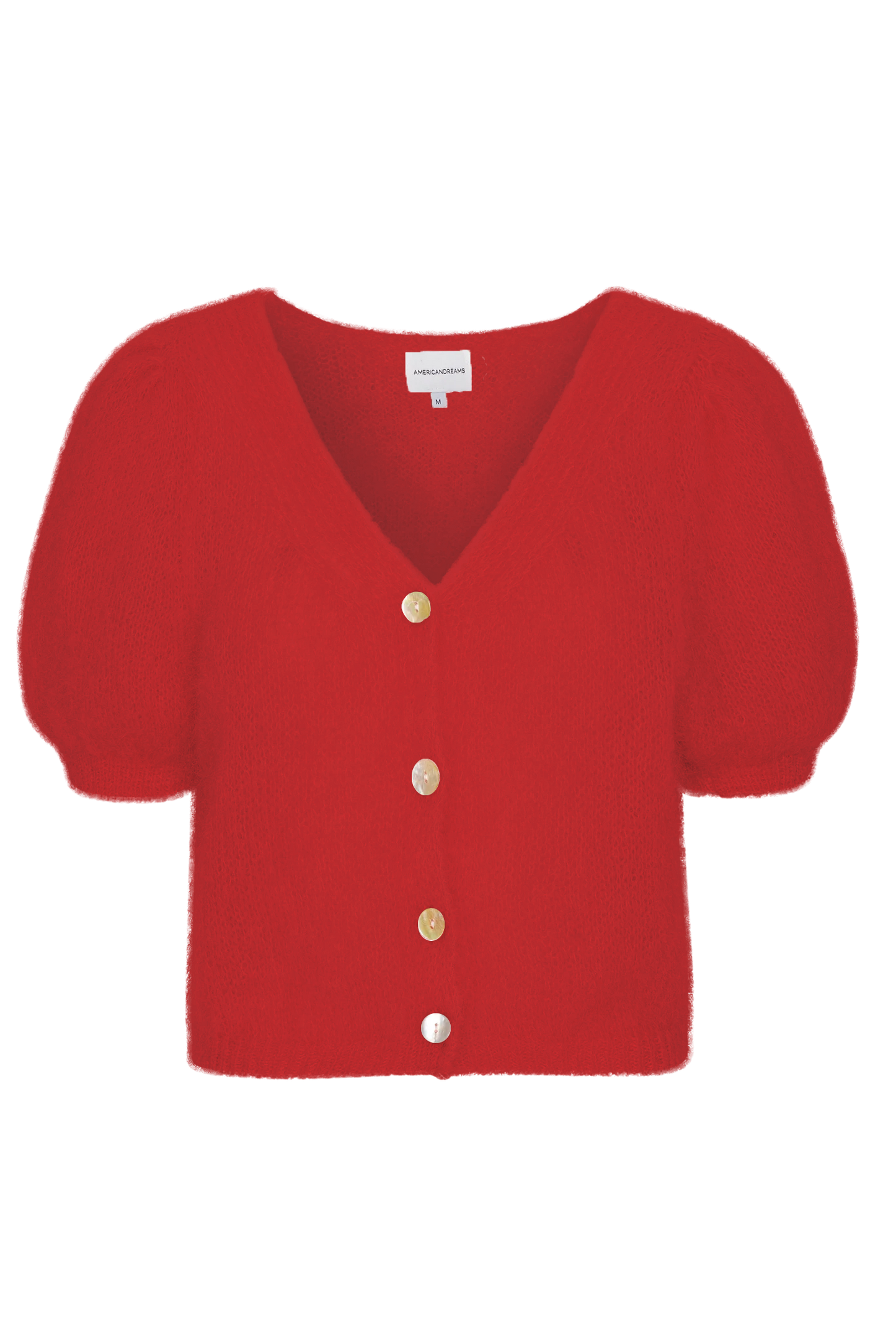 Harper Cardigan Lipstick Red