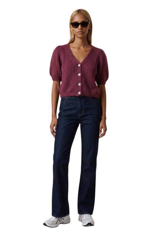 Harper Cardigan Bordeaux
