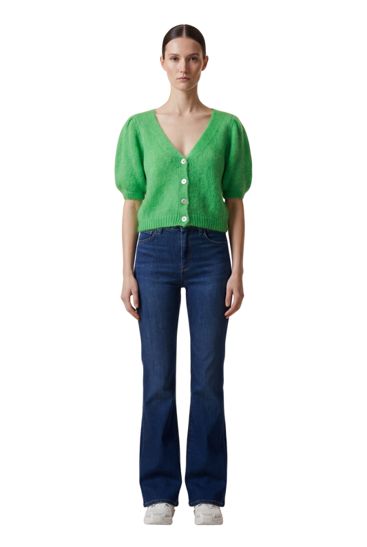 Harper Cardigan Bright Green