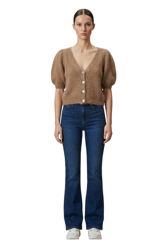 Harper Cardigan Medium Brown