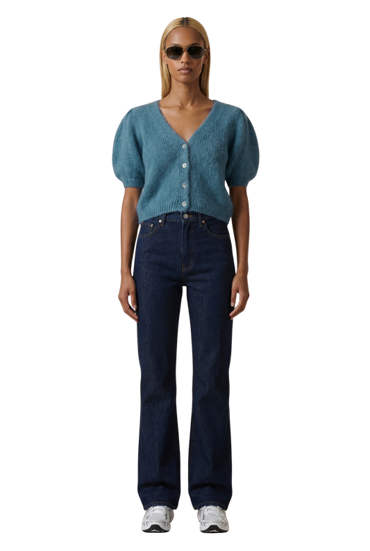 Harper Cardigan Teal Blue