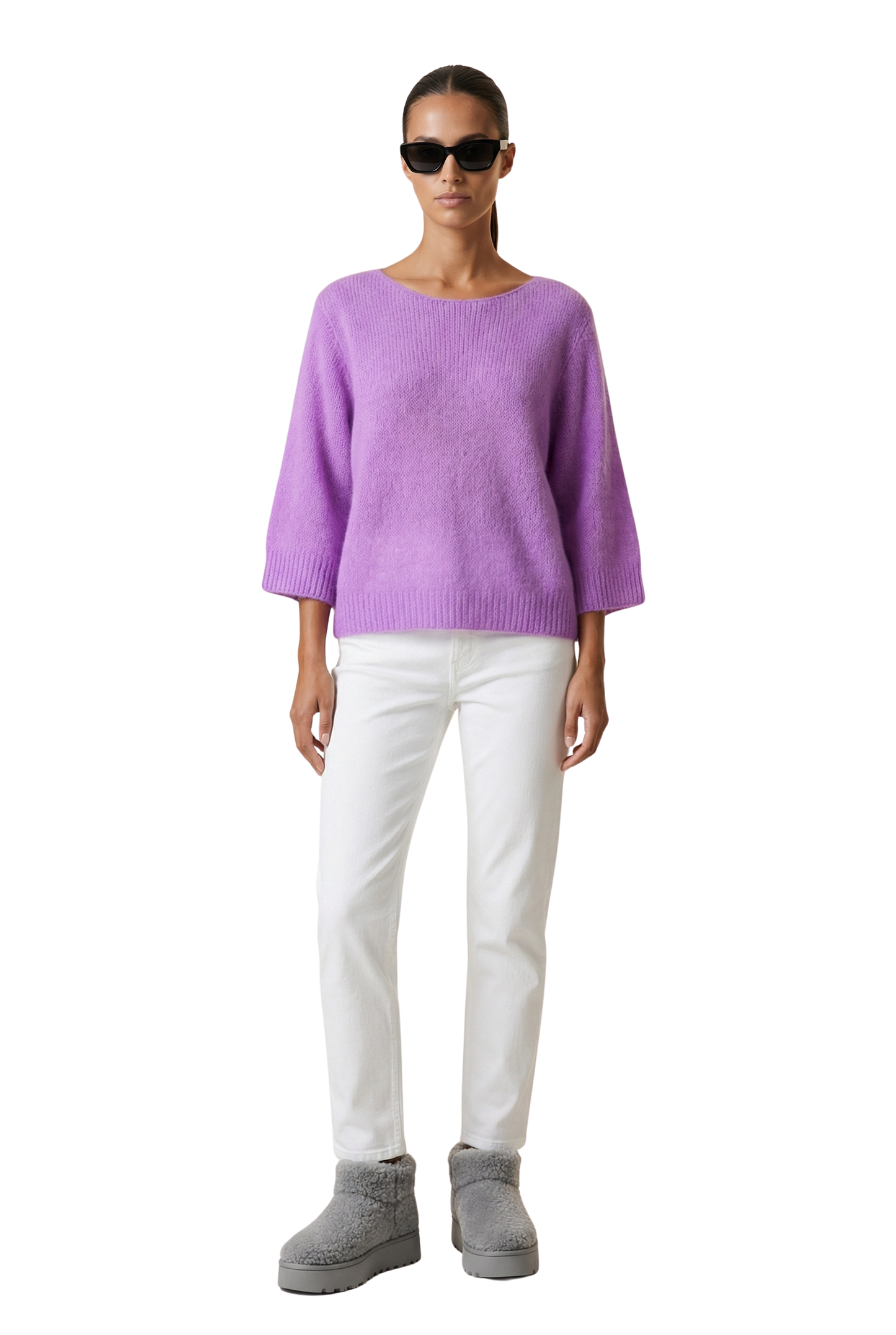 Heidy Short Sleeve Pullover Pearly Purple