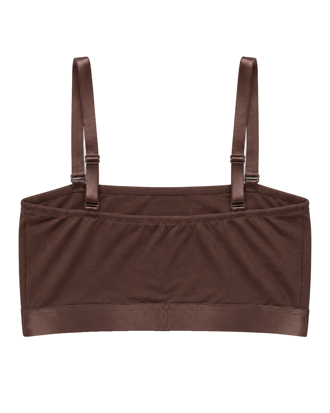 Iconic Bandeau Bralette Dark Brown image