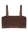 Iconic Bandeau Bralette Dark Brown