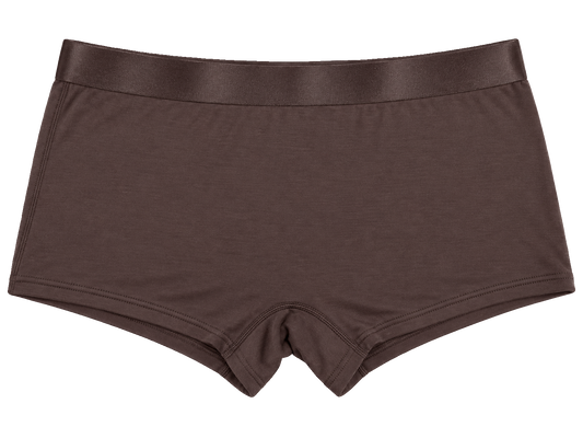 Iconic Boy Shorts Dark Brown image