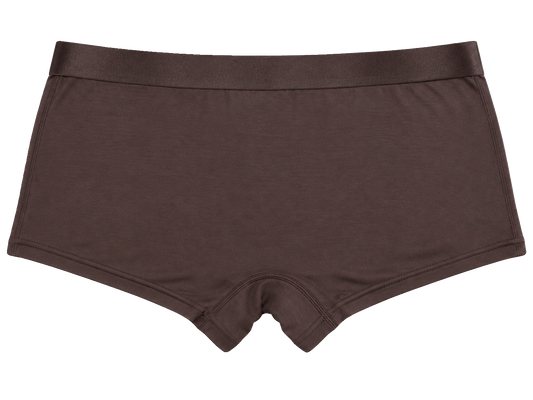 Iconic Boy Shorts Dark Brown image