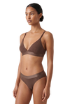 Iconic Classic Bralette Dark Brown