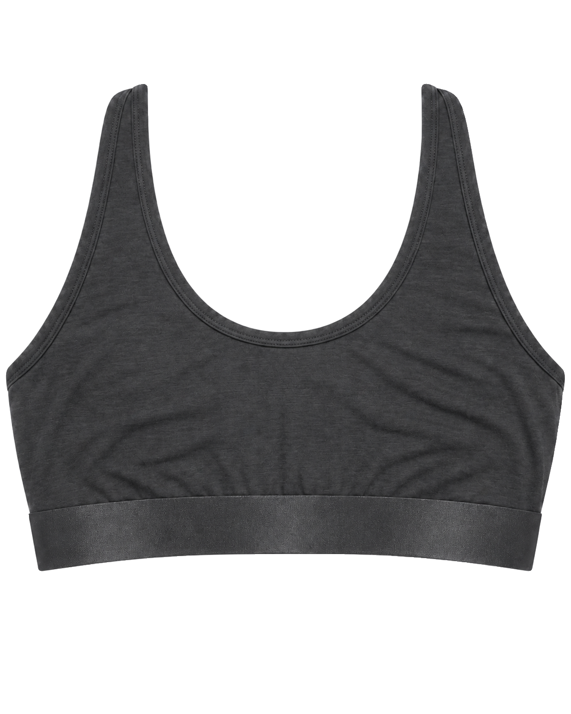 Iconic Racerback Bralette Anthracite Grey image