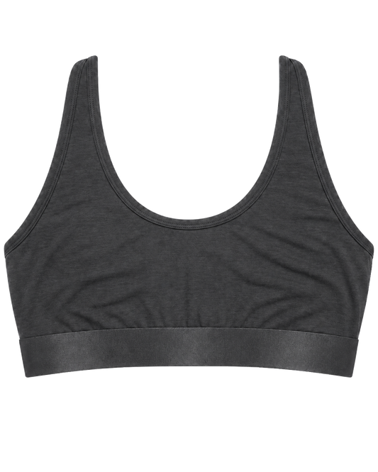 Iconic Racerback Bralette Anthracite Grey image
