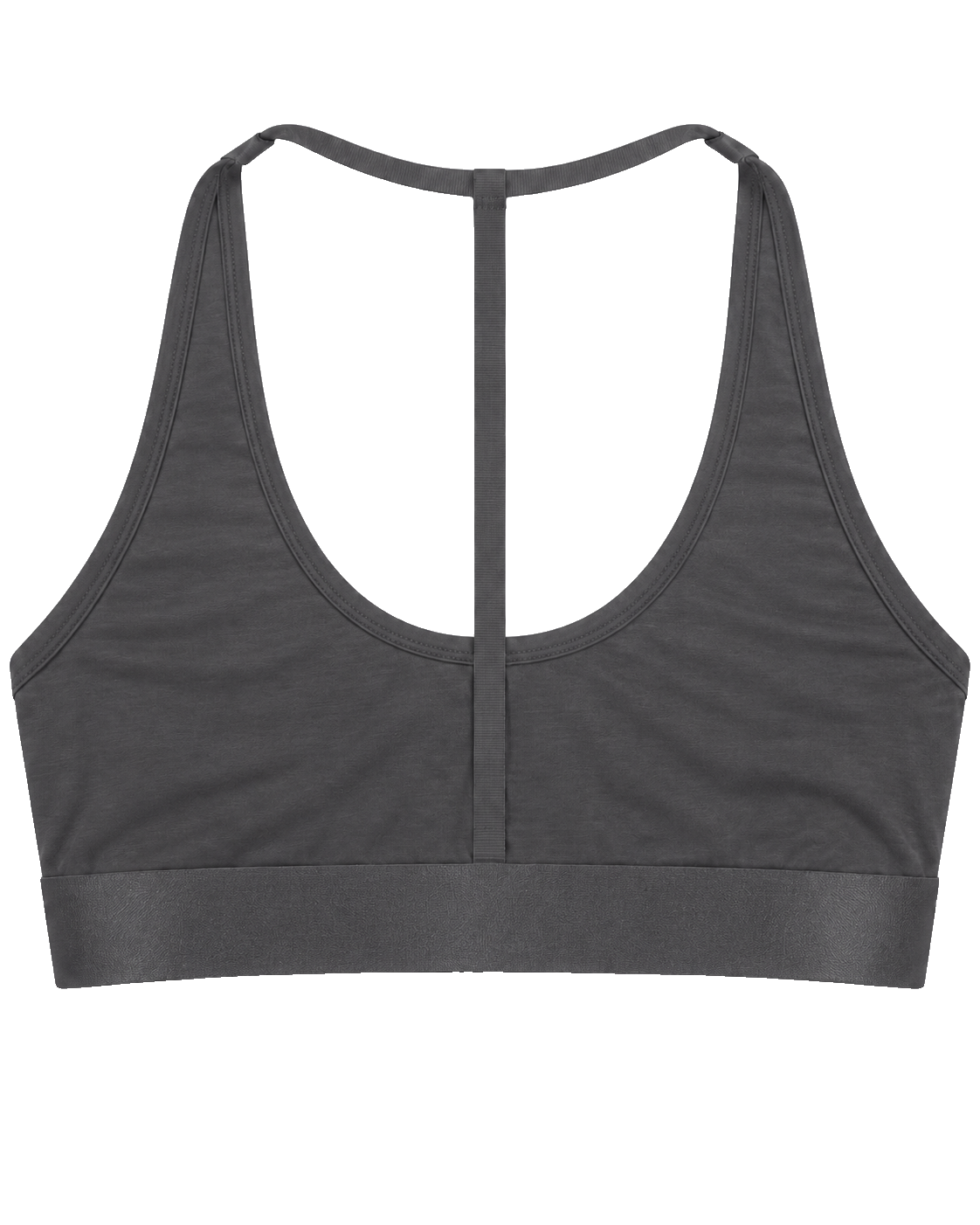 Iconic Racerback Bralette Anthracite Grey image