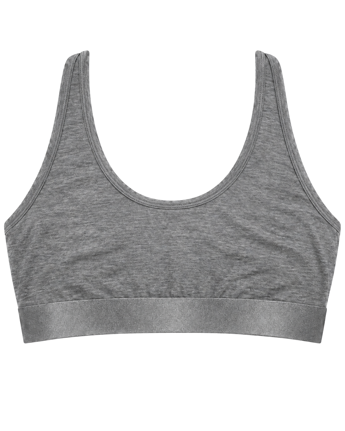 Iconic Racerback Bralette Light Grey image