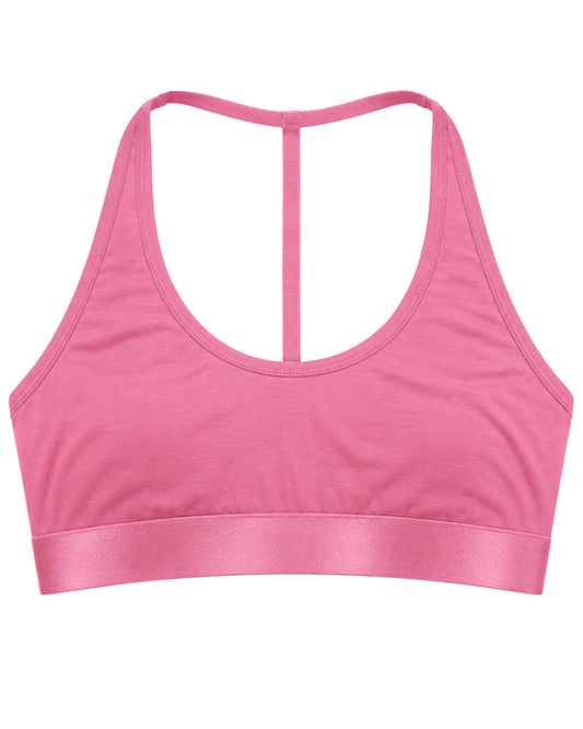 Iconic Racerback Bralette Soft Berry image