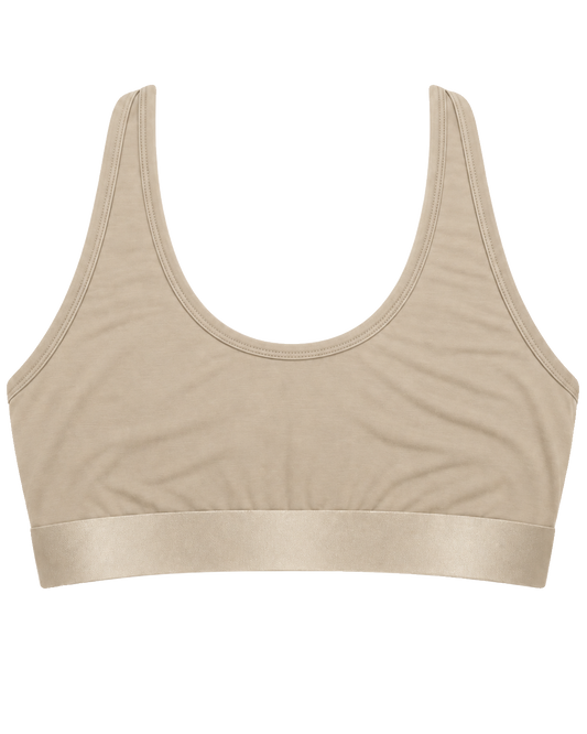 Iconic Racerback Bralette Cappucino image