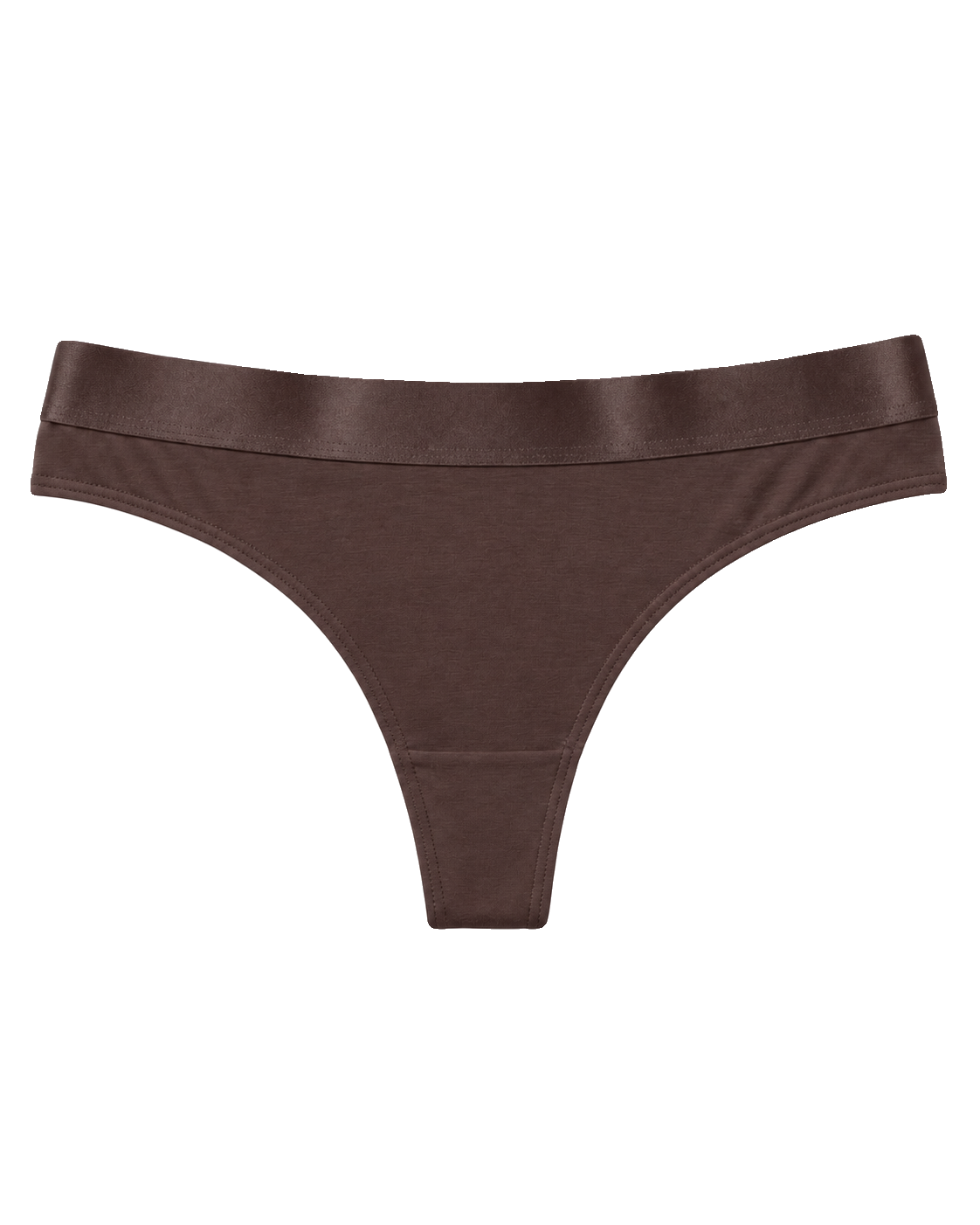 Iconic String Panties Dark Brown image