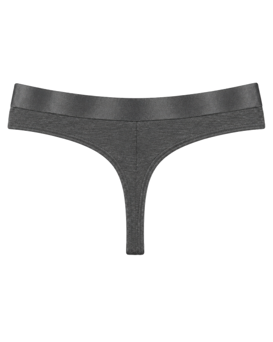 Iconic String Panties Anthracite Grey image