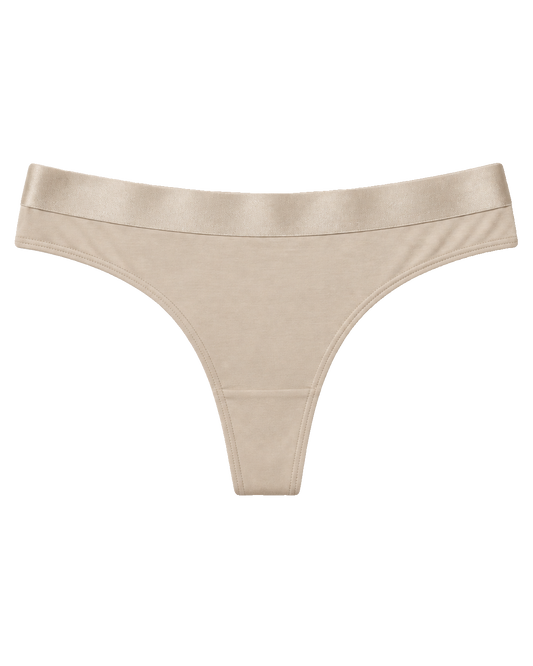 Iconic String Panties Cappucino image