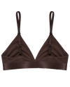 Iconic Triangle Bralette Dark Brown