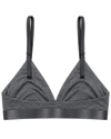 Iconic Triangle Bralette Anthracite Grey
