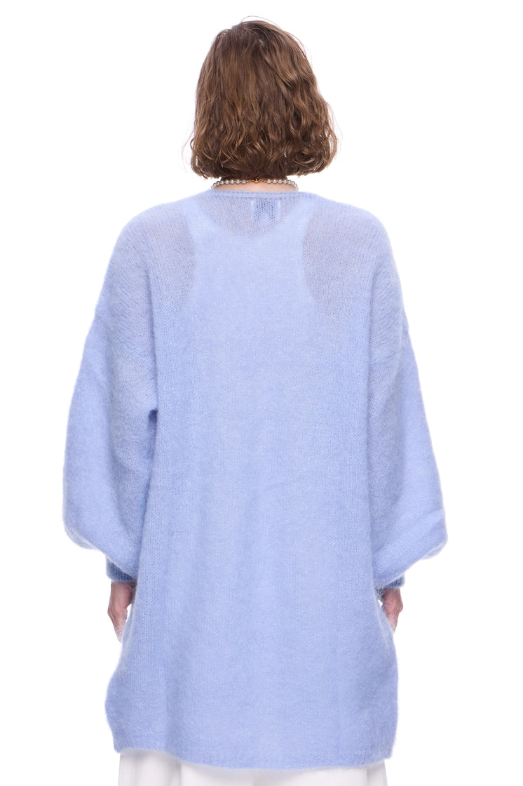 Lee Midi Cardigan Light Blue