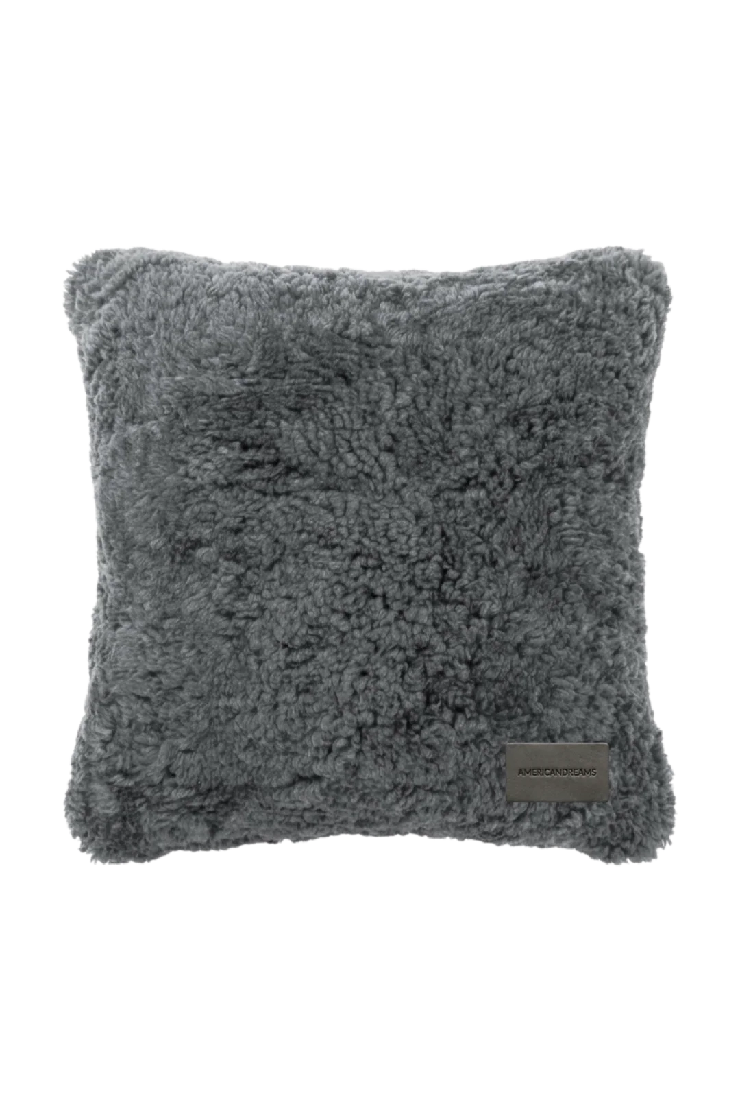 Weronica Wool Pillow Case Dark Grey