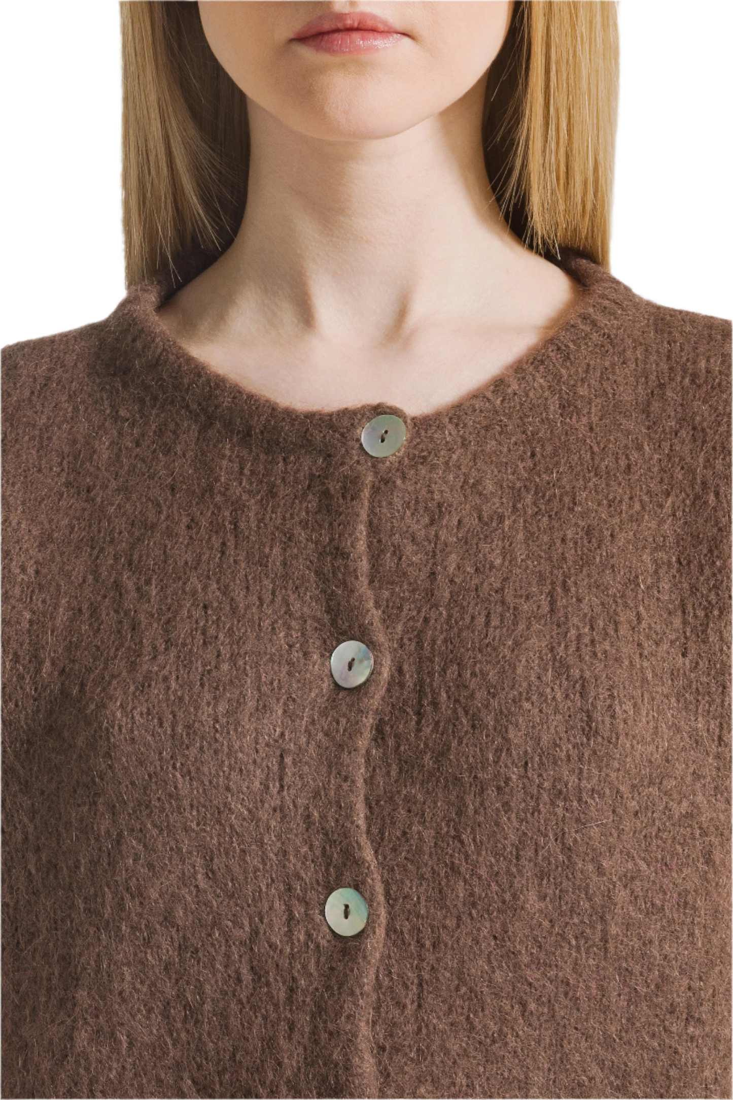 Susan Alpaca Cardigan Cocoa