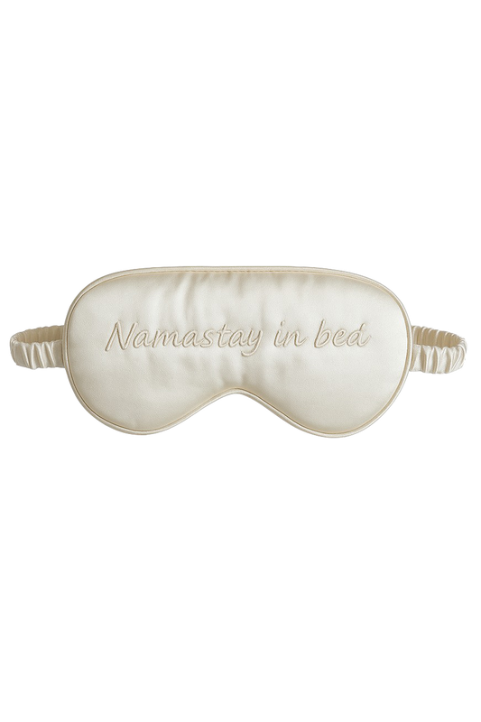 Cheri Silk Sleeping Mask Beige