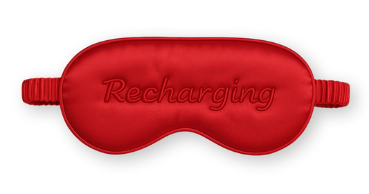 Cheri Silk Sleeping Mask Red